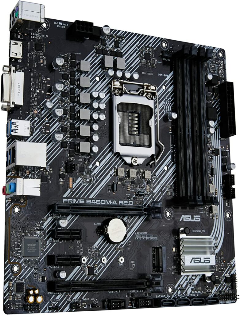 ASUS Prime B460 motherboard.