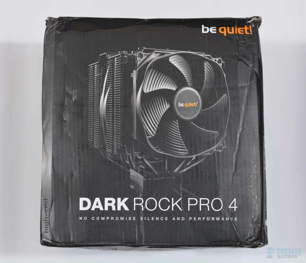 Front Side of the Be Quiet! Dark Rock Pro 4 Box