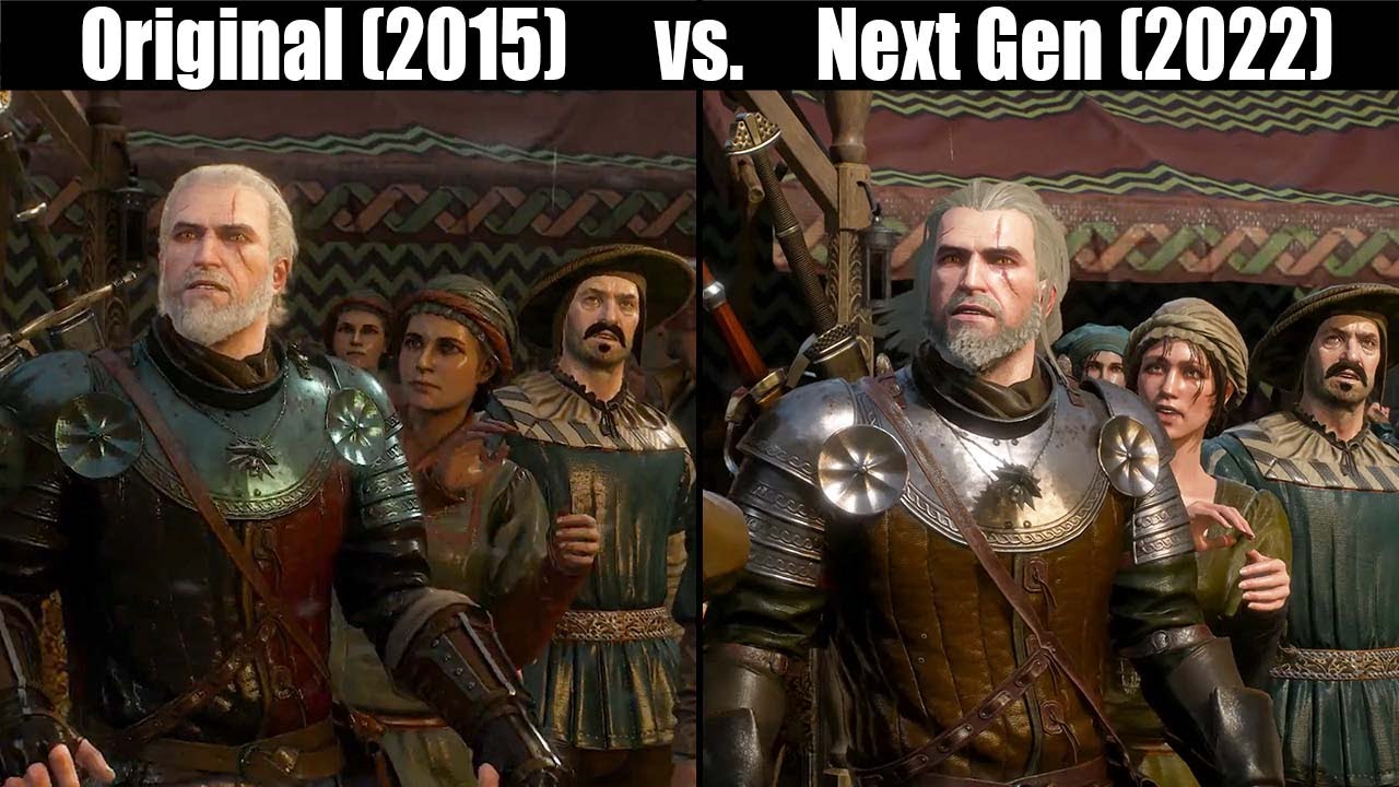 The Witcher Next-Gen Original - Graphics Comparison