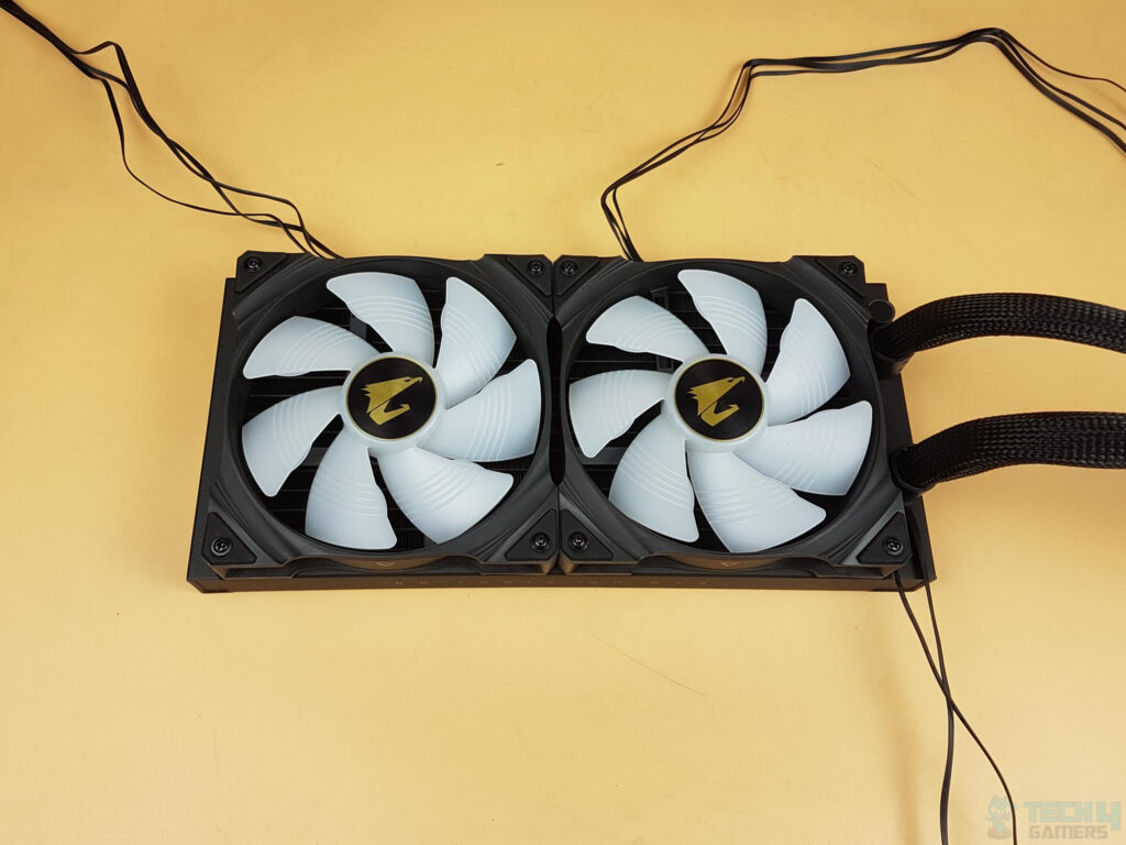 AORUS WATERFORCE X 280 - Radiator 140mm Fans