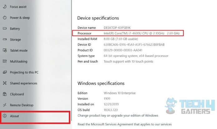 How To Check PC Specs? [All Components + Methods] - Tech4Gamers
