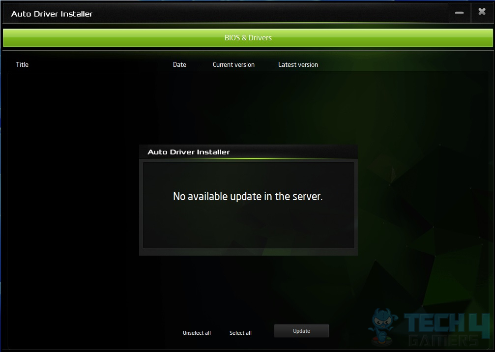 ASRock Z790 PG Riptide — Auto Driver Installer no available update in the server