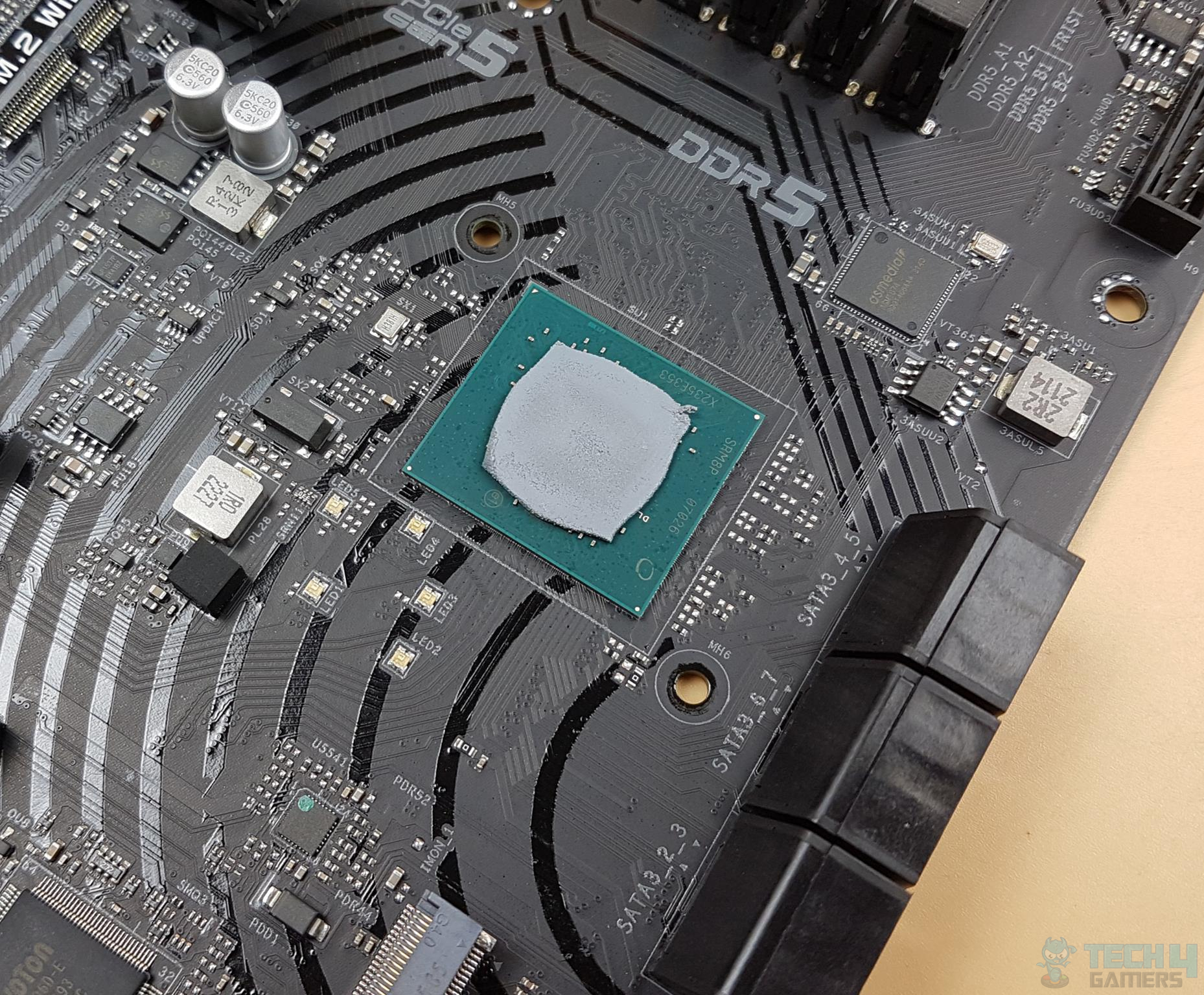 ASRock Z790 PG Riptide — Under the Z790 chipset cover