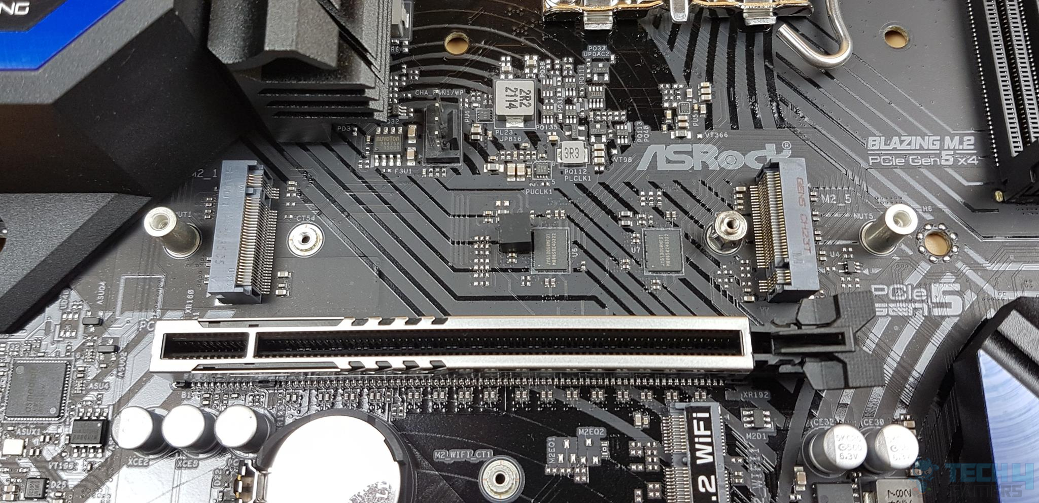 ASRock Z790 PG Riptide — Under the Blazing M.2 cover