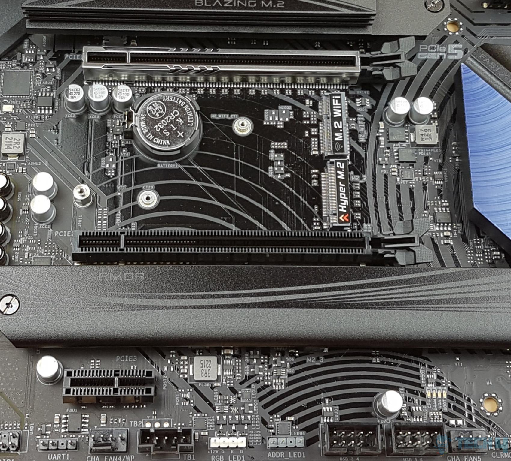 ASRock Z790 PG Riptide — 2x M.2 ports in the middle