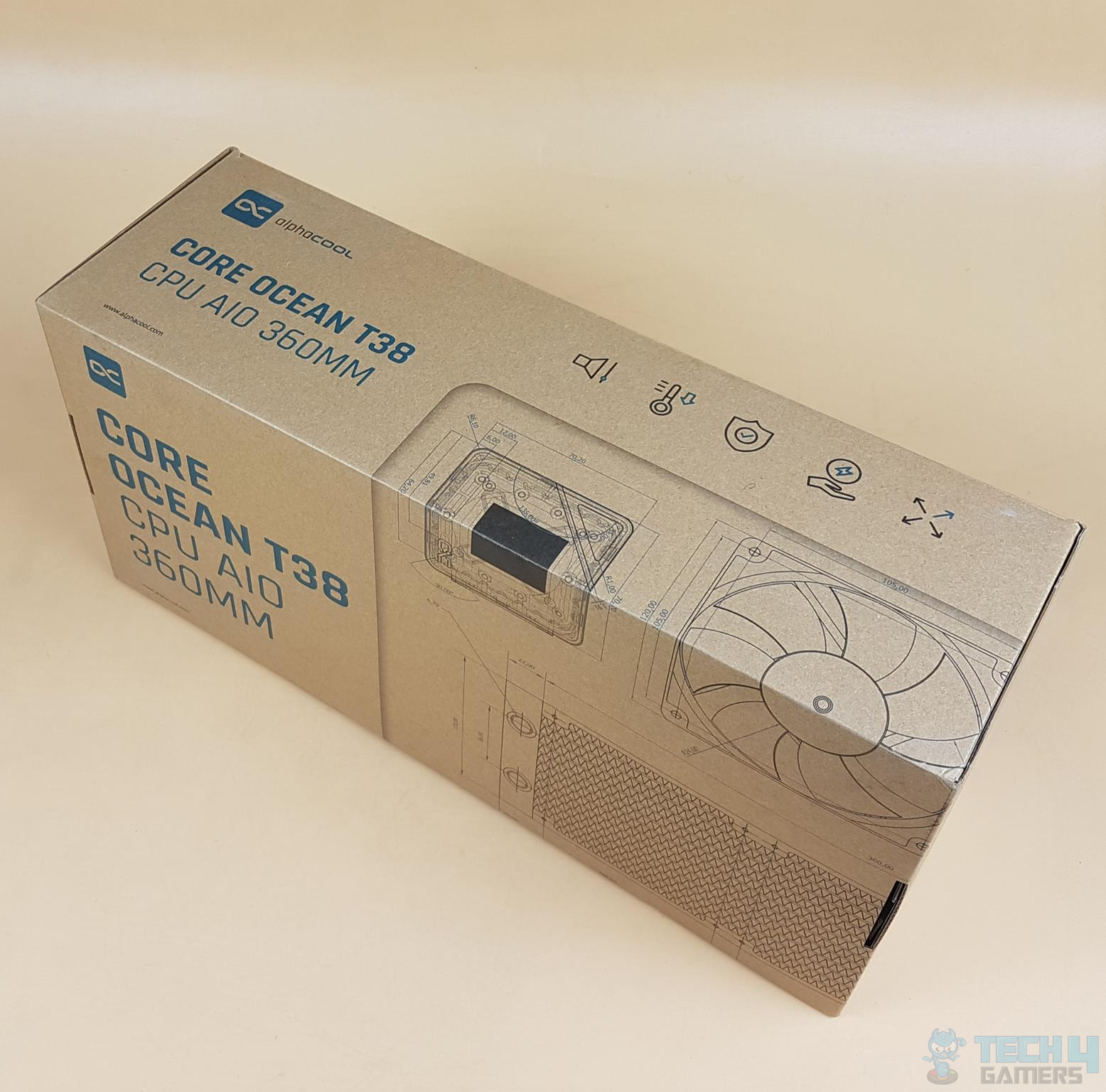 ALPHACOOL CORE OCEAN T38 AIO 360mm — Another look at the packaging