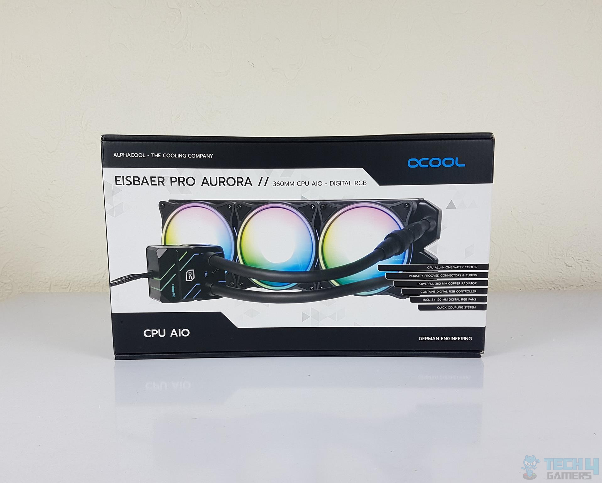 ALPHACOOL Eisbaer Pro HPE Aurora 360 AIO — Packaging