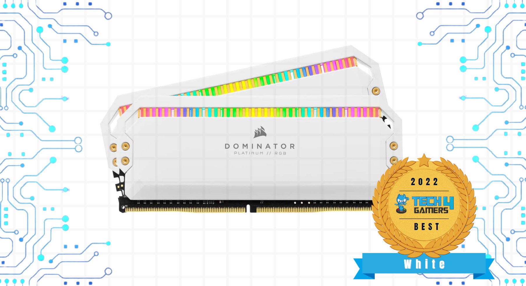 Best White RAM For Ryzen 5 7600X - Corsair Dominator Platinum RGB