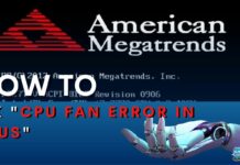 CPU Fan Error In ASUS