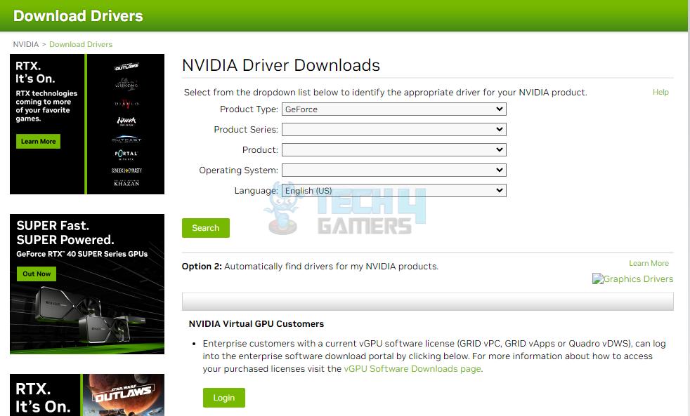 Download Nvidia Driver