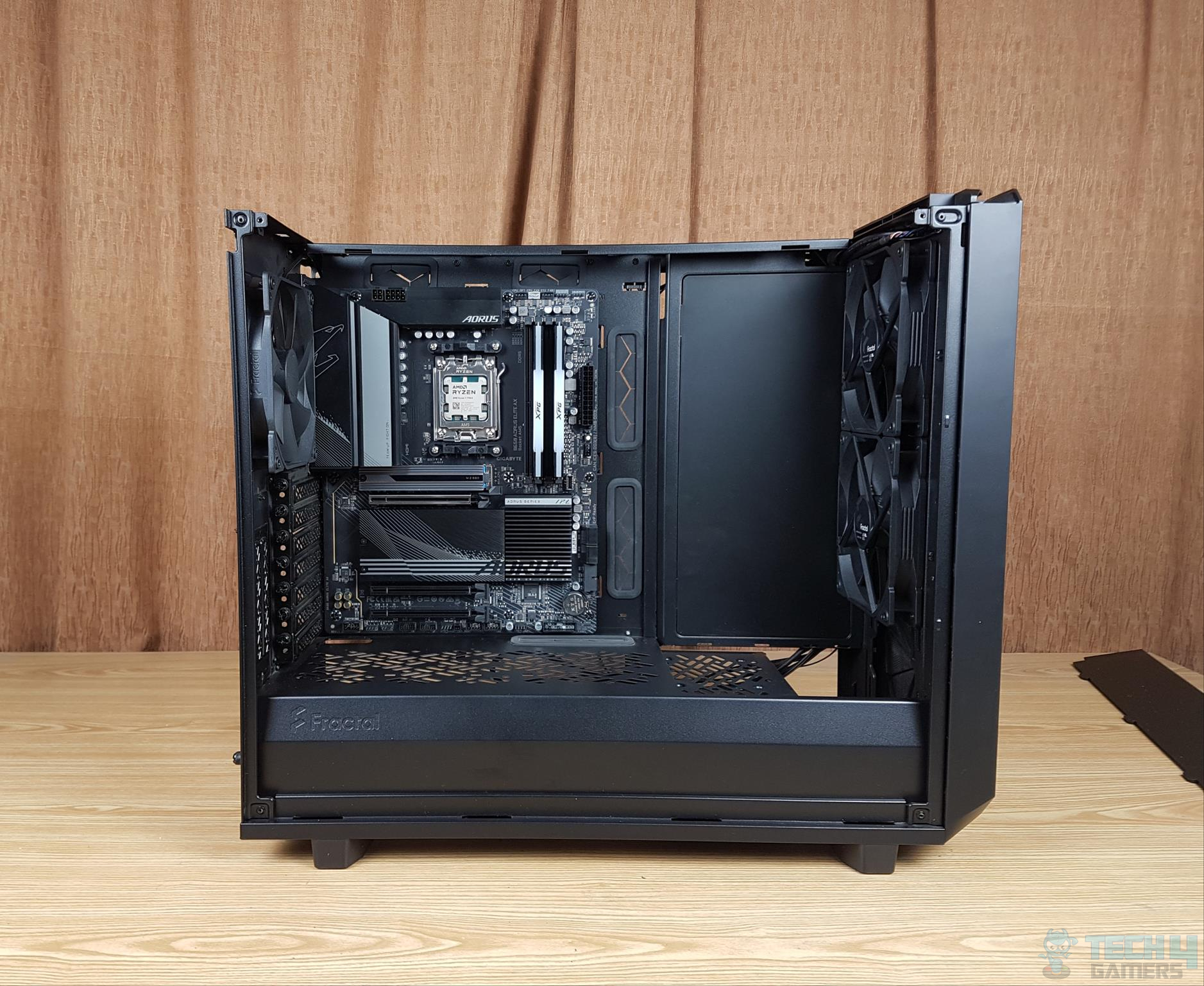 Fractal Design Meshify 2 — Installing the motherboard