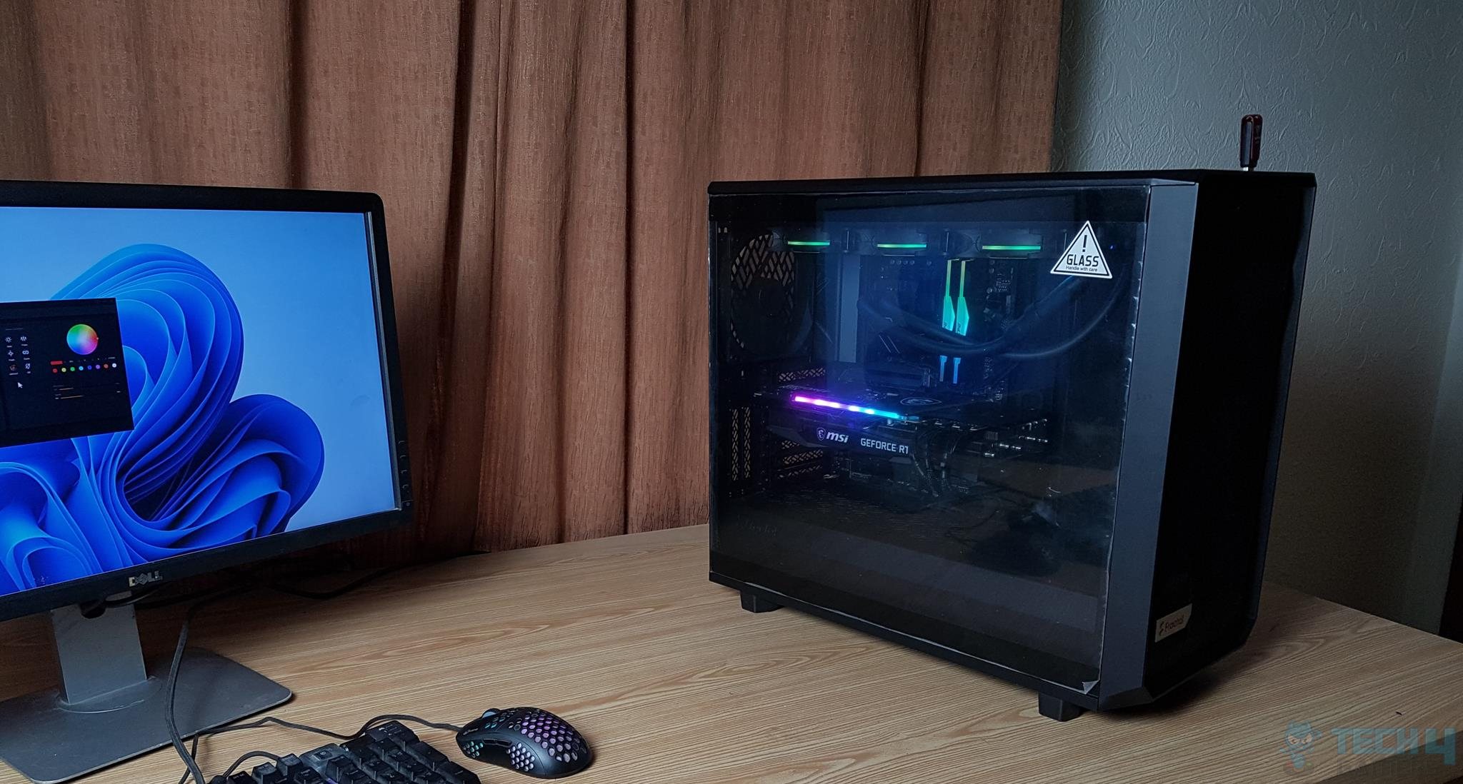 Fractal Design Meshify 2 — Final look at the entire test rig