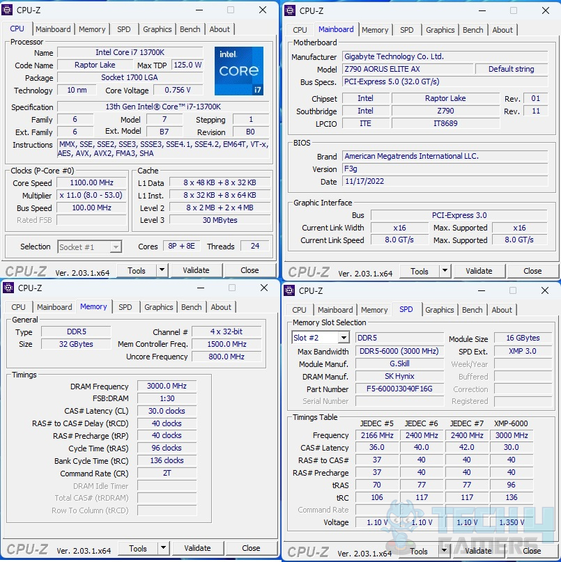 CPU-Z Screenshots