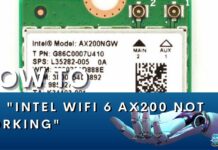 Intel WiFi 6 AX200 not working