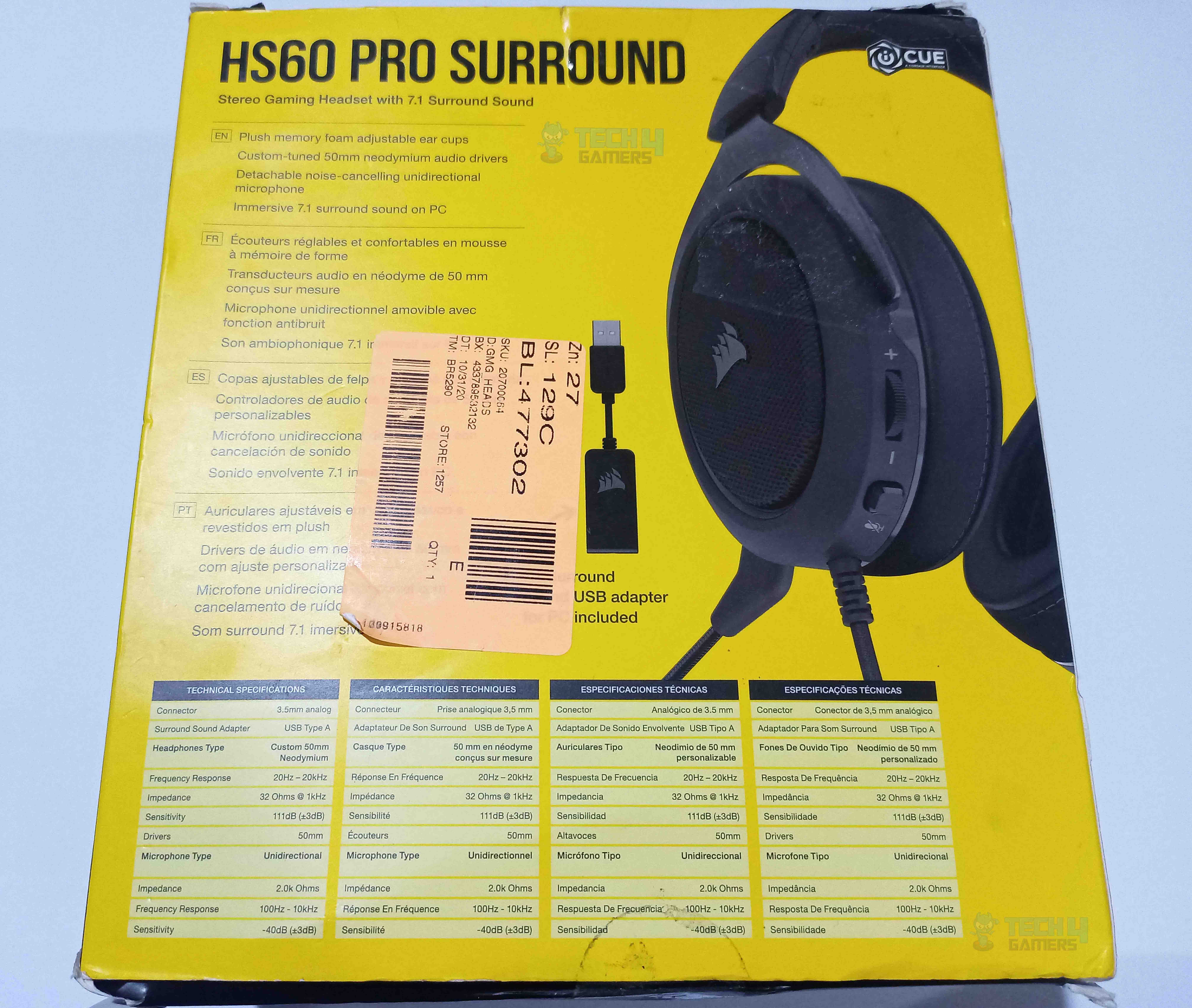 HS60 PRO Headset Packaging and Unboxing