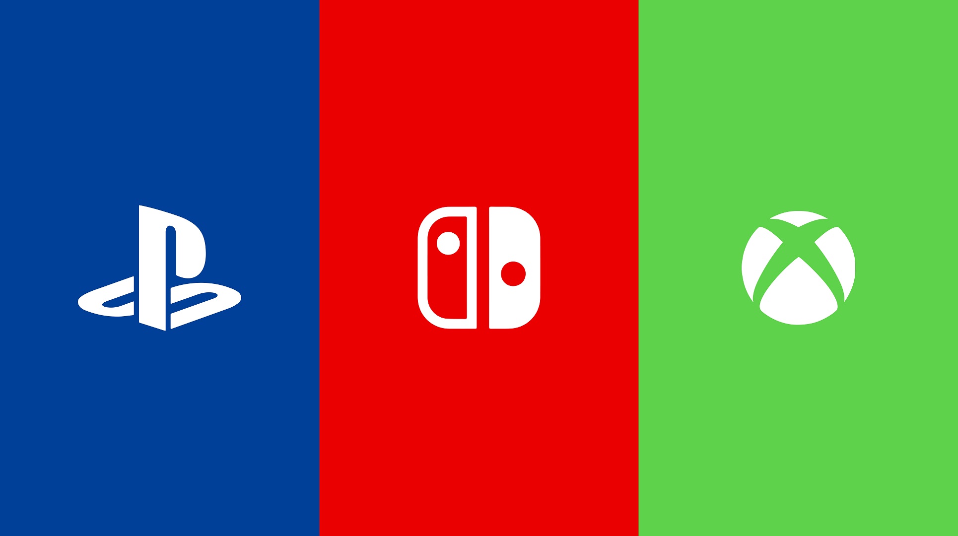 PlayStation Nintendo & Xbox Logos