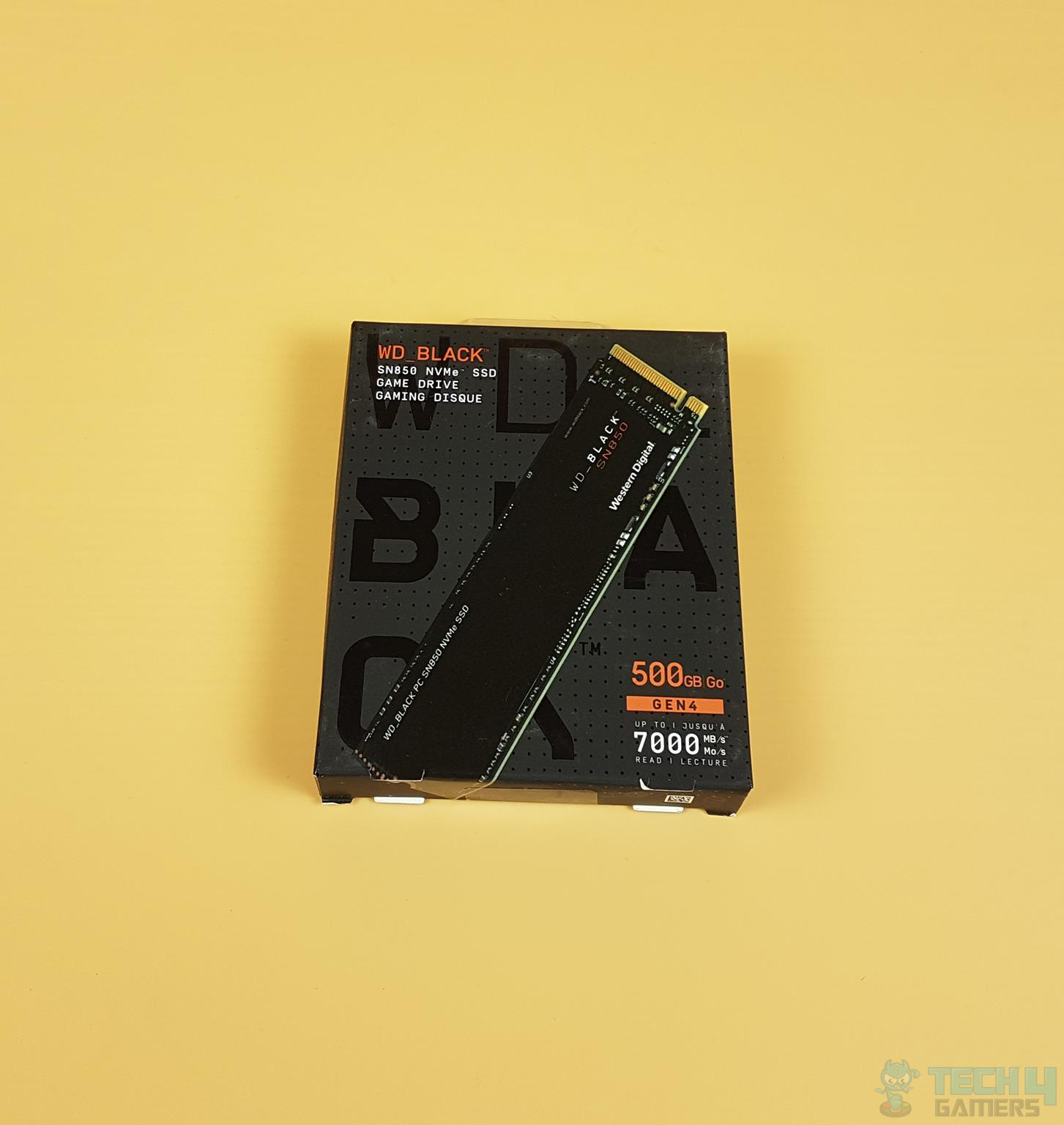 WD Black SN850 500GB NVMe — Packaging