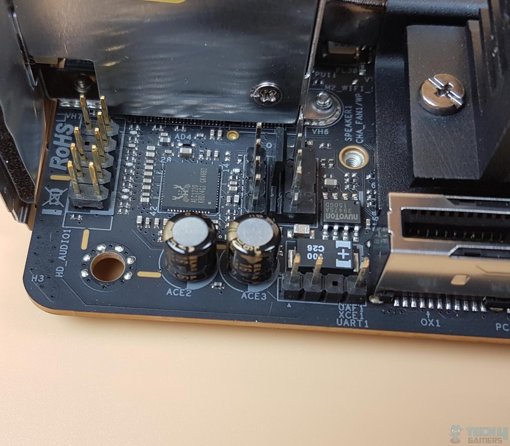 ASRock B650E PG-ITX WIFI — The main connectors