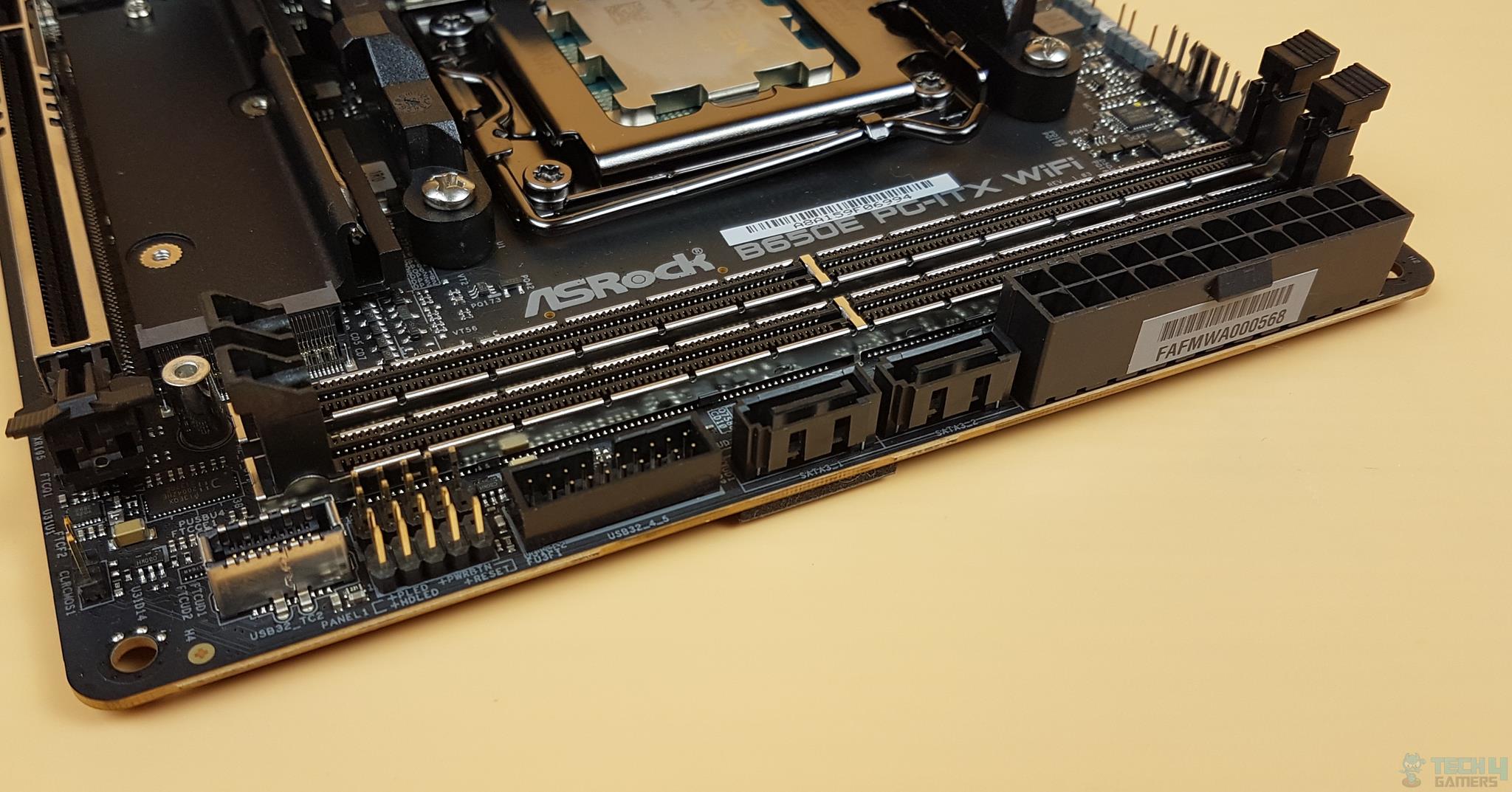 ASRock B650E PG-ITX WIFI — More connectors