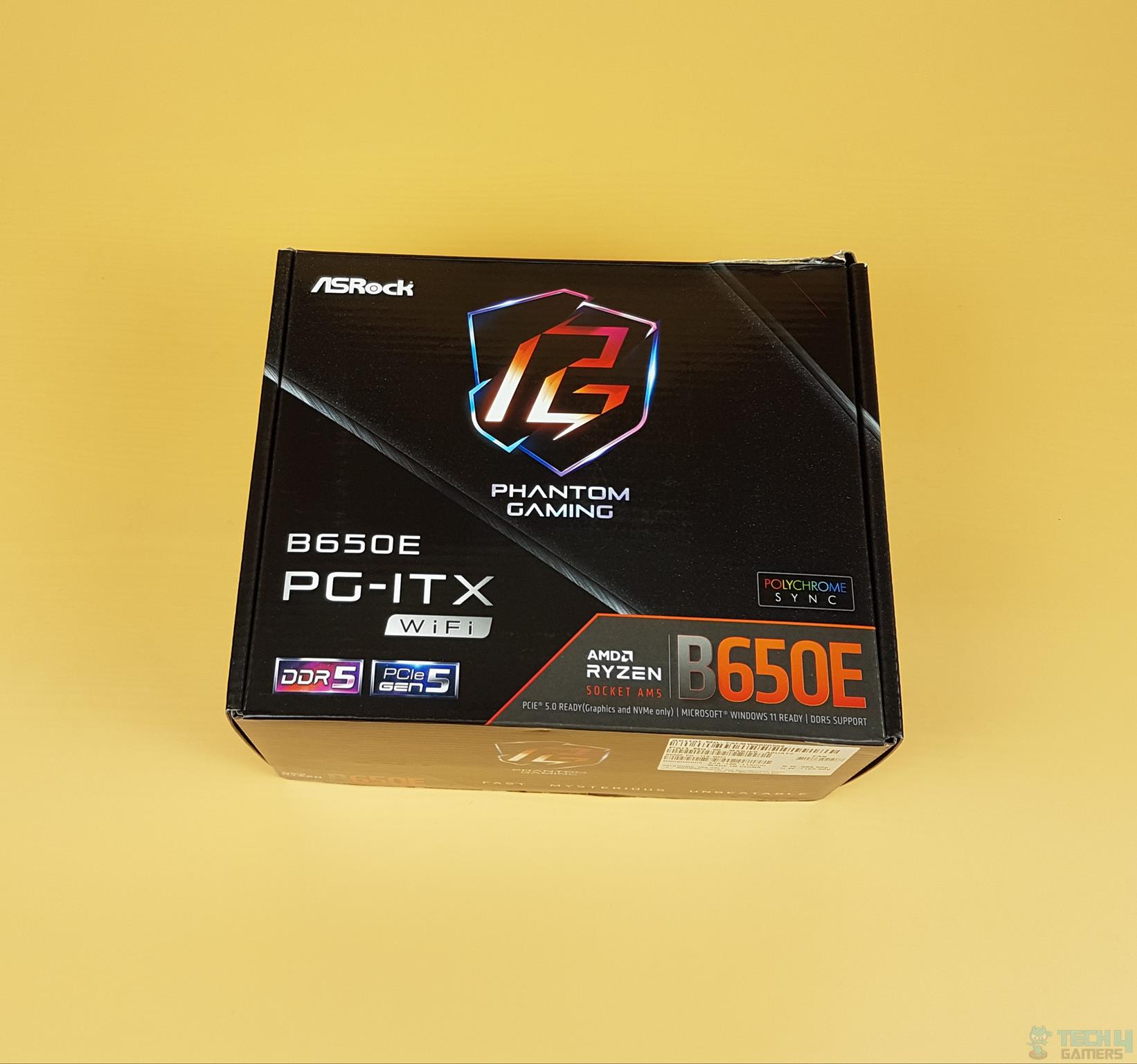 ASRock B650E PG-ITX WIFI — Packaging