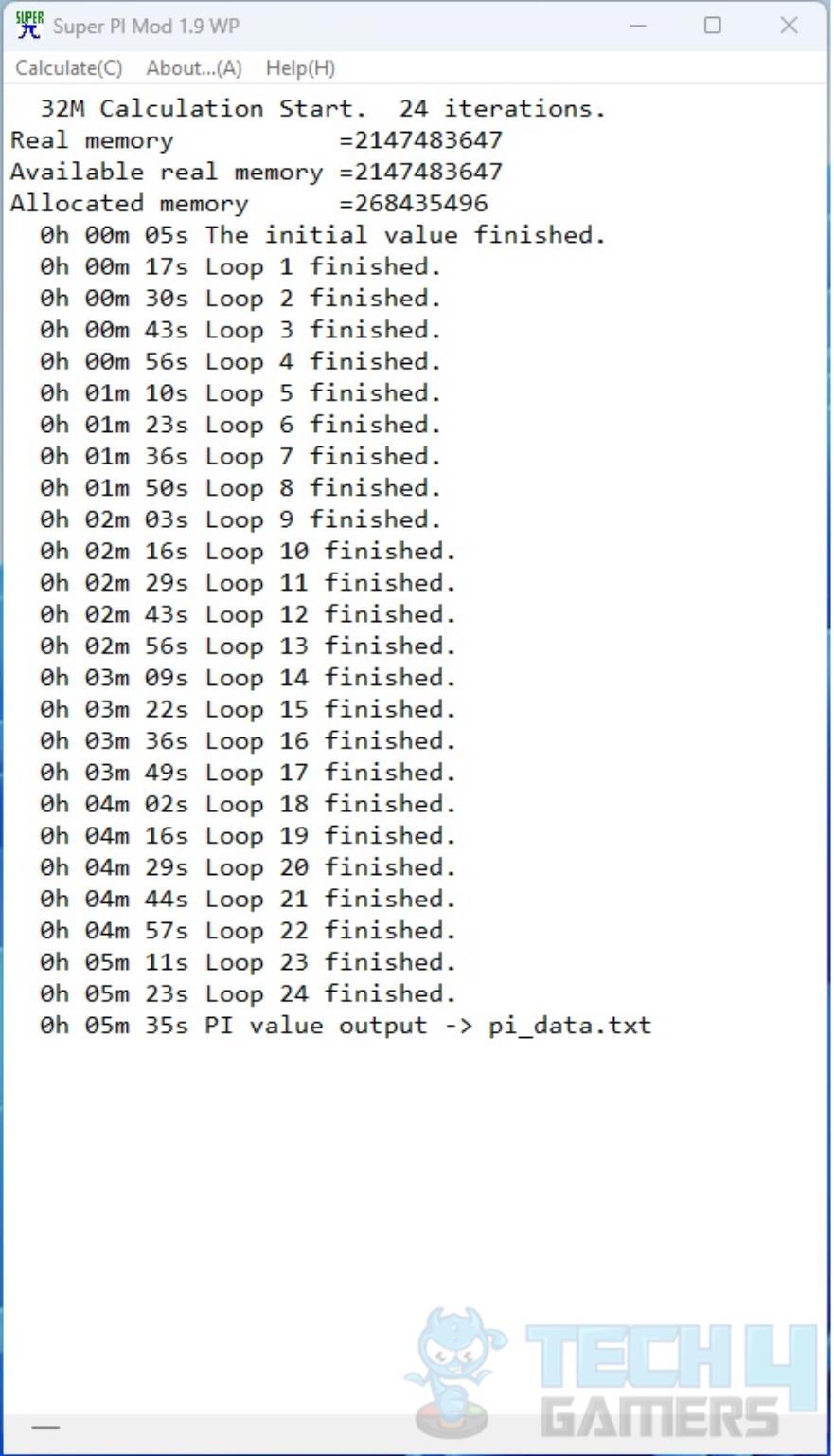 ASRock B650E PG-ITX WIFI — Super PI Result