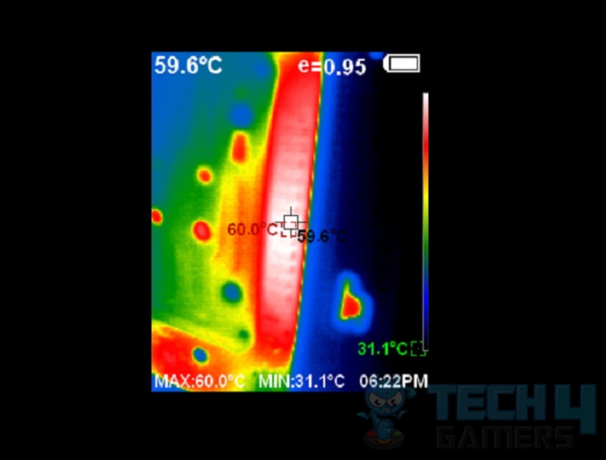 ASRock B650E PG-ITX WIFI — Thermal Imaging
