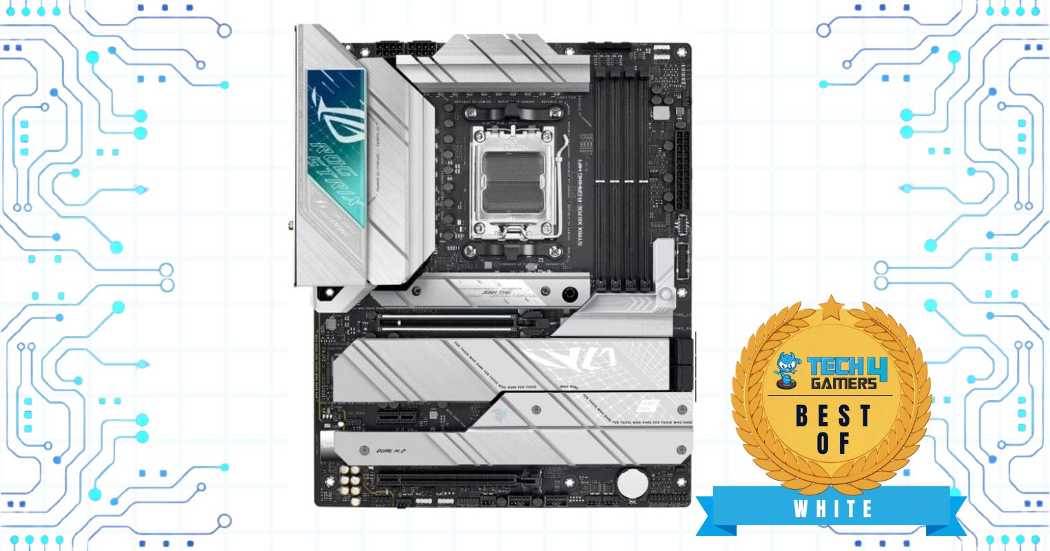 ASUS ROG STRIX X670E-A GAMING — Best White Motherboard For Ryzen 9 7950X3D