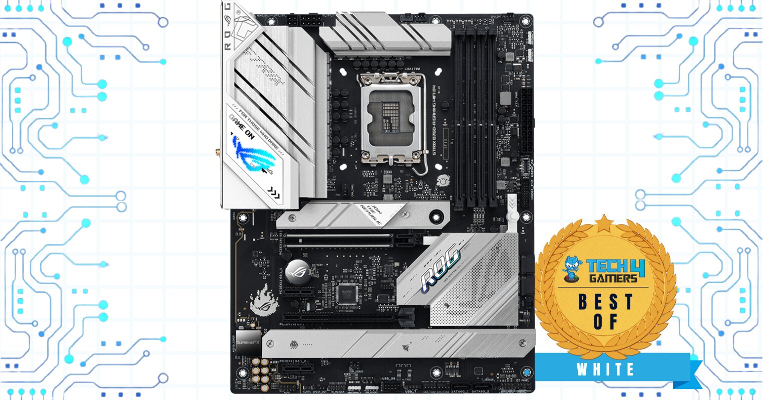 Best White B760 Motherboard — ASUS ROG Strix B760-A Gaming WiFi D4