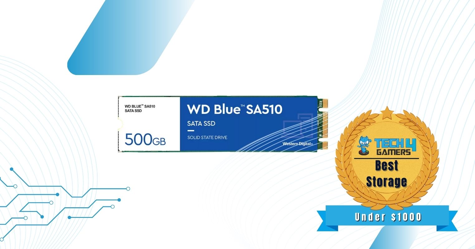 Best $1000 Gaming PC Build — Western Digital Blue SA510 500GB Storage