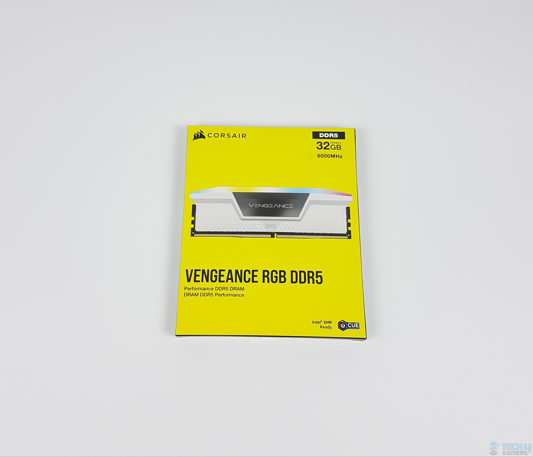 CORSAIR Vengeance RGB DDR5-6000 32GB CAS36 Kit — Packaging