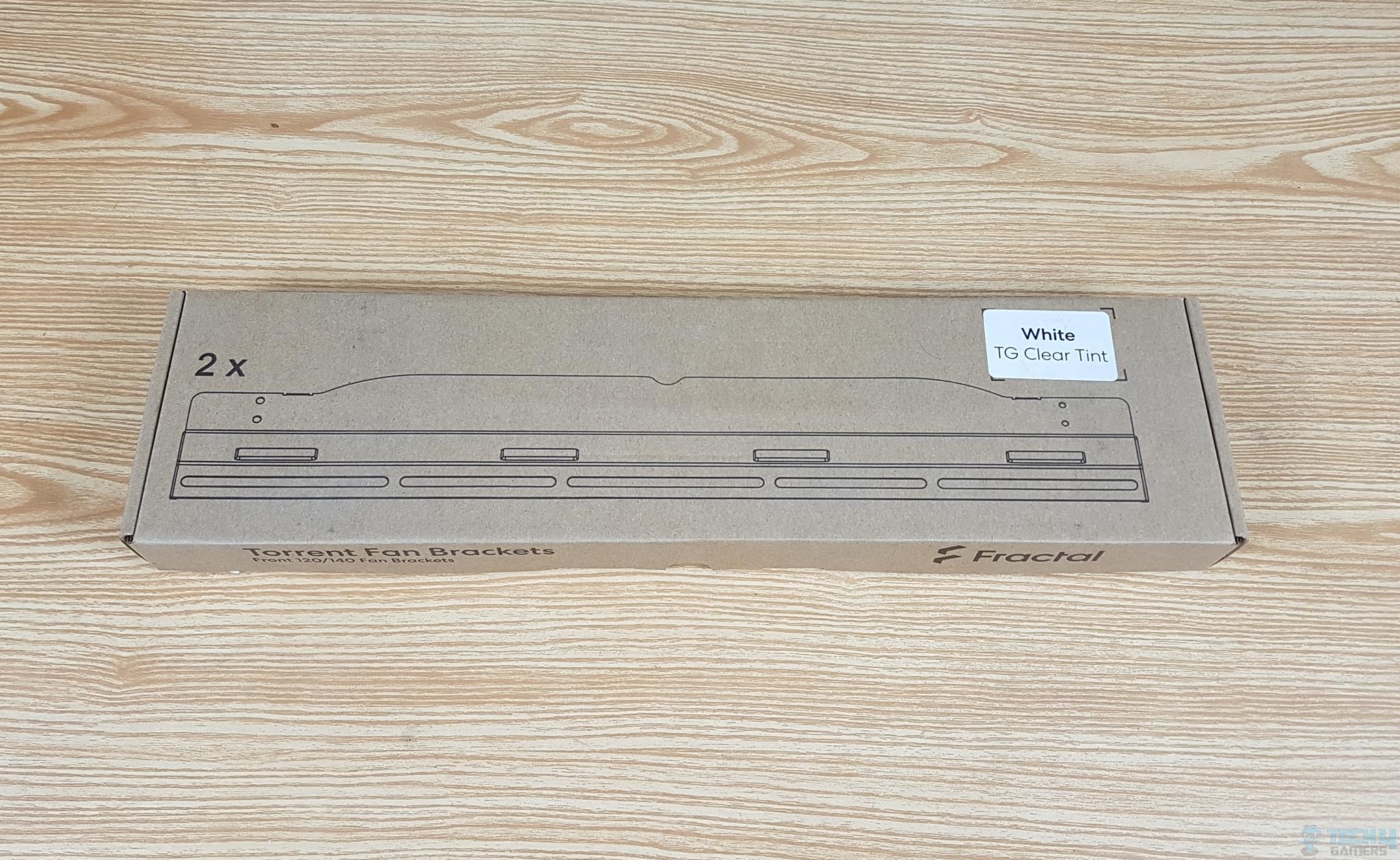Fractal Design Torrent White TG Clear Tint PC Case — Fan Brackets Box