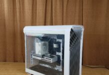 Fractal Design Torrent White TG Clear Tint PC Case — Assembled PC