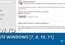 HOW TO UPDATE WINDOWS