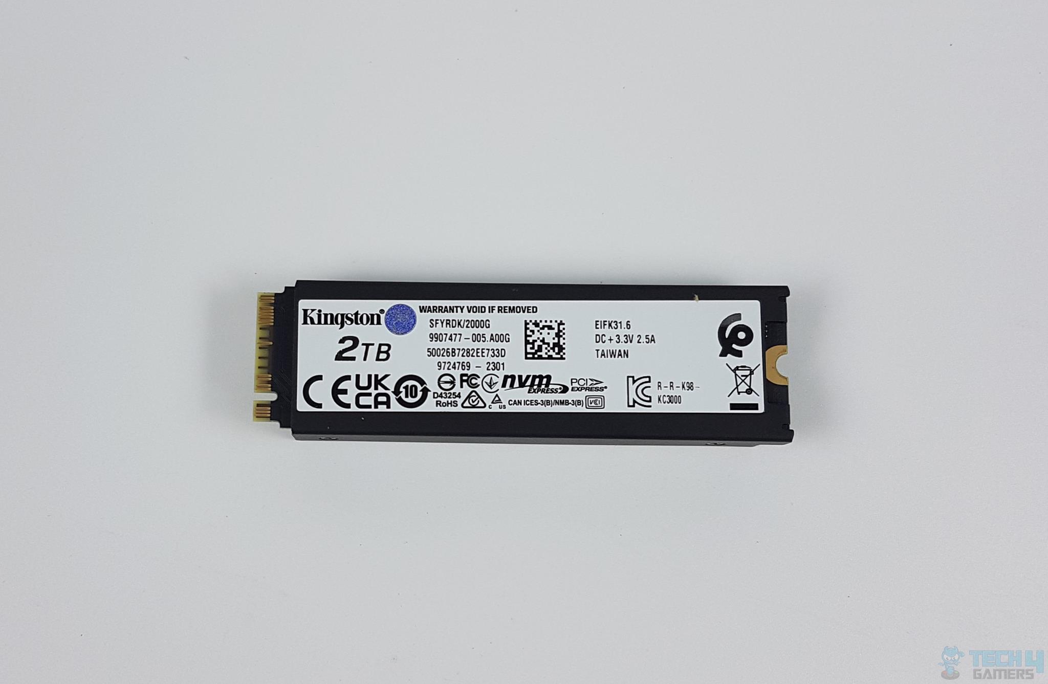 Kingston FURY Renegade 4TB M.2-2280 PCIe 4.0 x4 NVMe SSD - SFYRDK