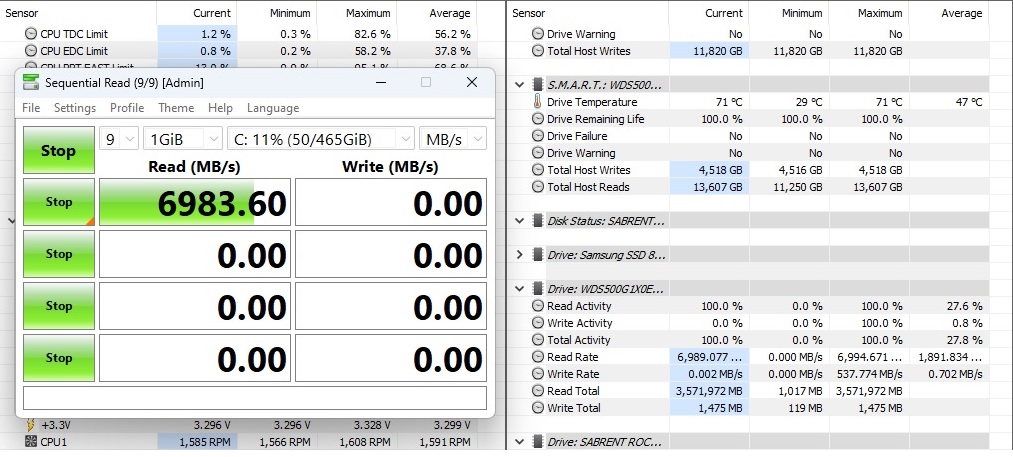 ASRock B650E PG-ITX WIFI — M.2 NVMe SSD without fan