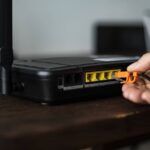 Plugging in router
