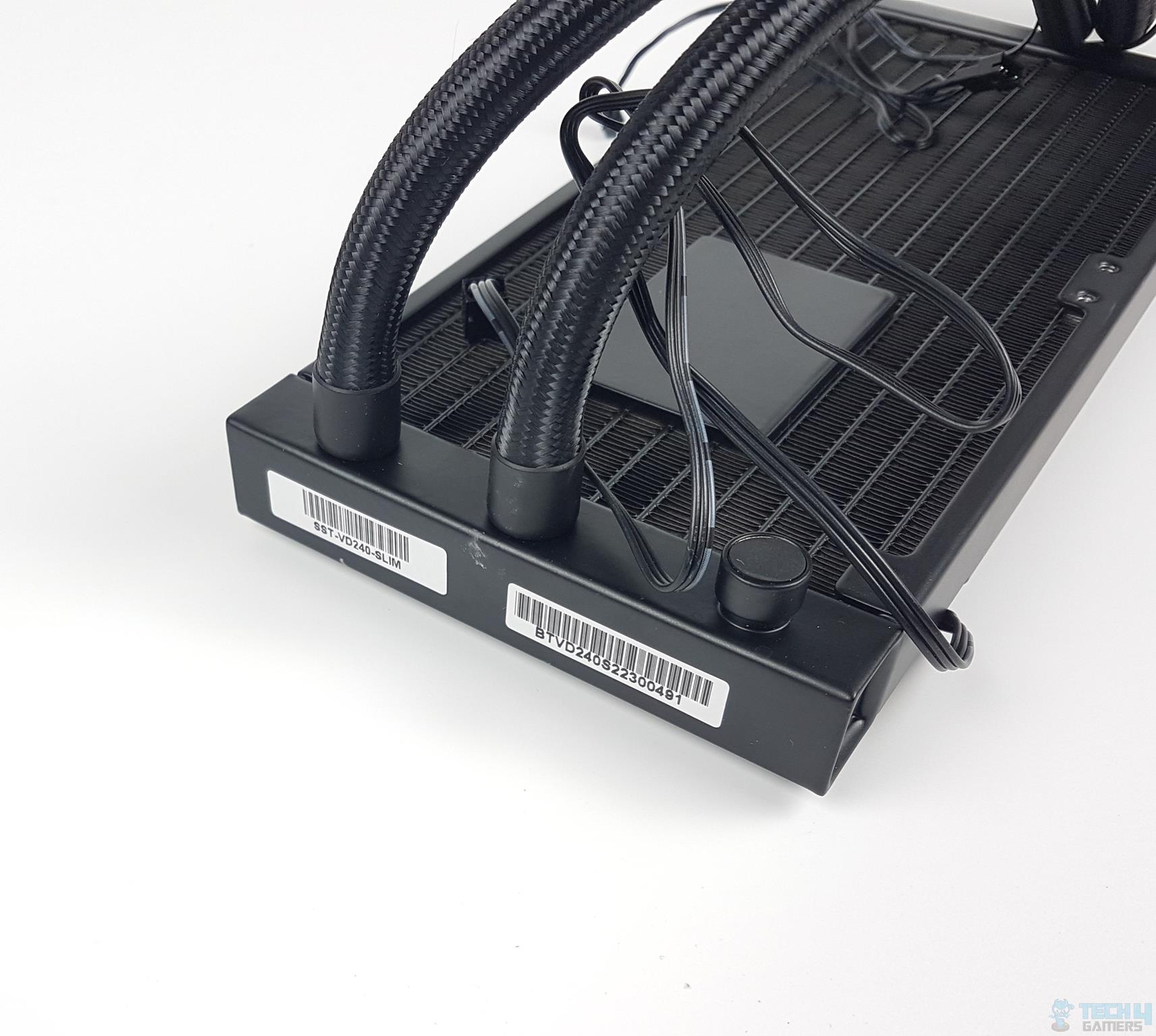 Silverstone SST-VD240-SLIM CPU Liquid Cooler —2x barbed fittings