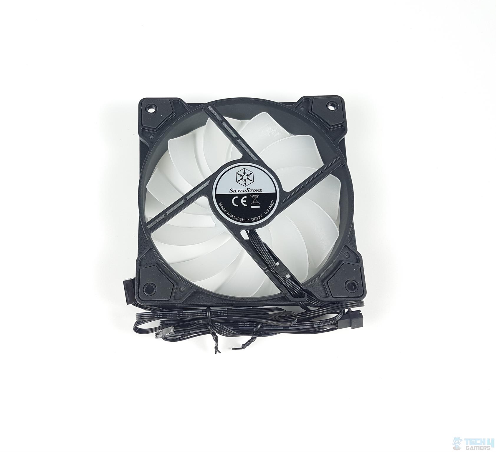 SilverStone iCEGEM 360 Liquid Cooler — The backside of the fan