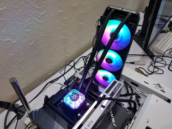 SilverStone iCEGEM 360 Liquid Cooler —RGB showcase of the entire cooler 2