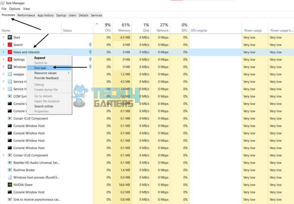 Power cycle a PC through task manager