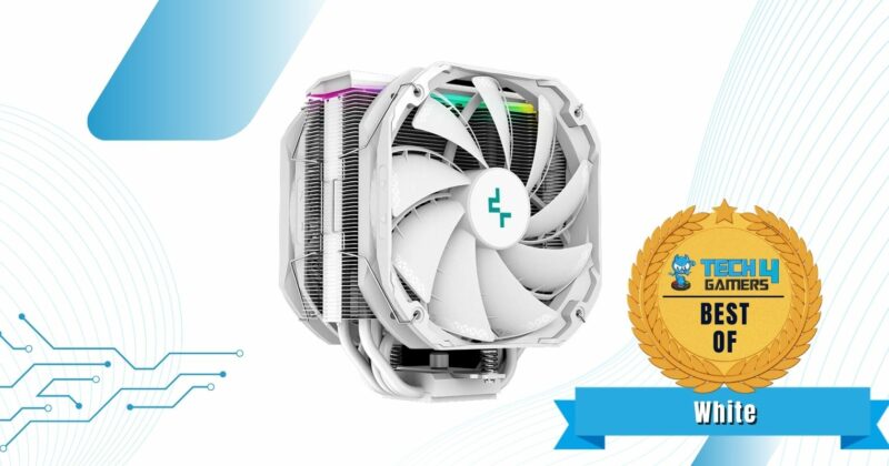 Best White CPU Cooler For Ryzen 5 7600X - DeepCool AS500 Plus White