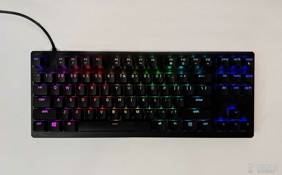 Razer Keyboard with color on keyboard