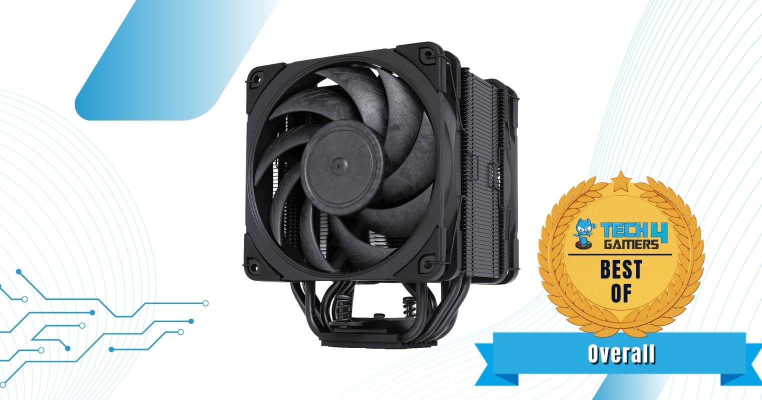 Best Overall CPU Cooler For Ryzen 5 7600X - Noctua NH-U12A Chromax.Black