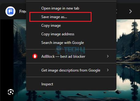 Save Image On Desktop