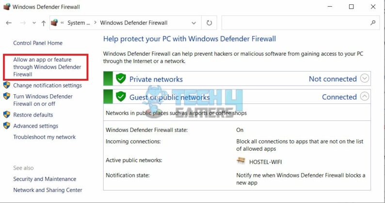 How To Disable Firewall? [All Methods Guide] - Tech4Gamers