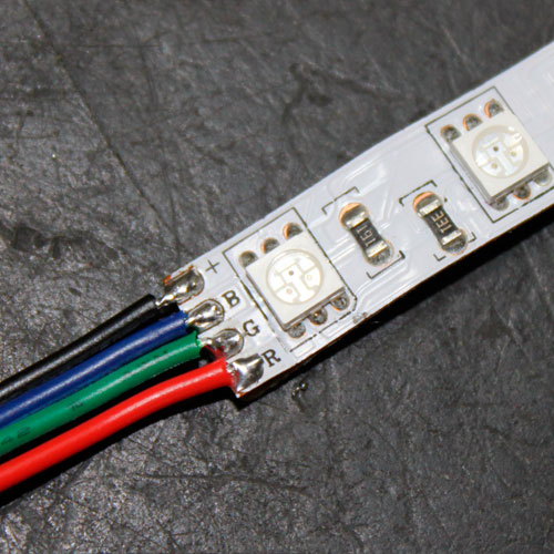 Different Pads On RGB LED Strip