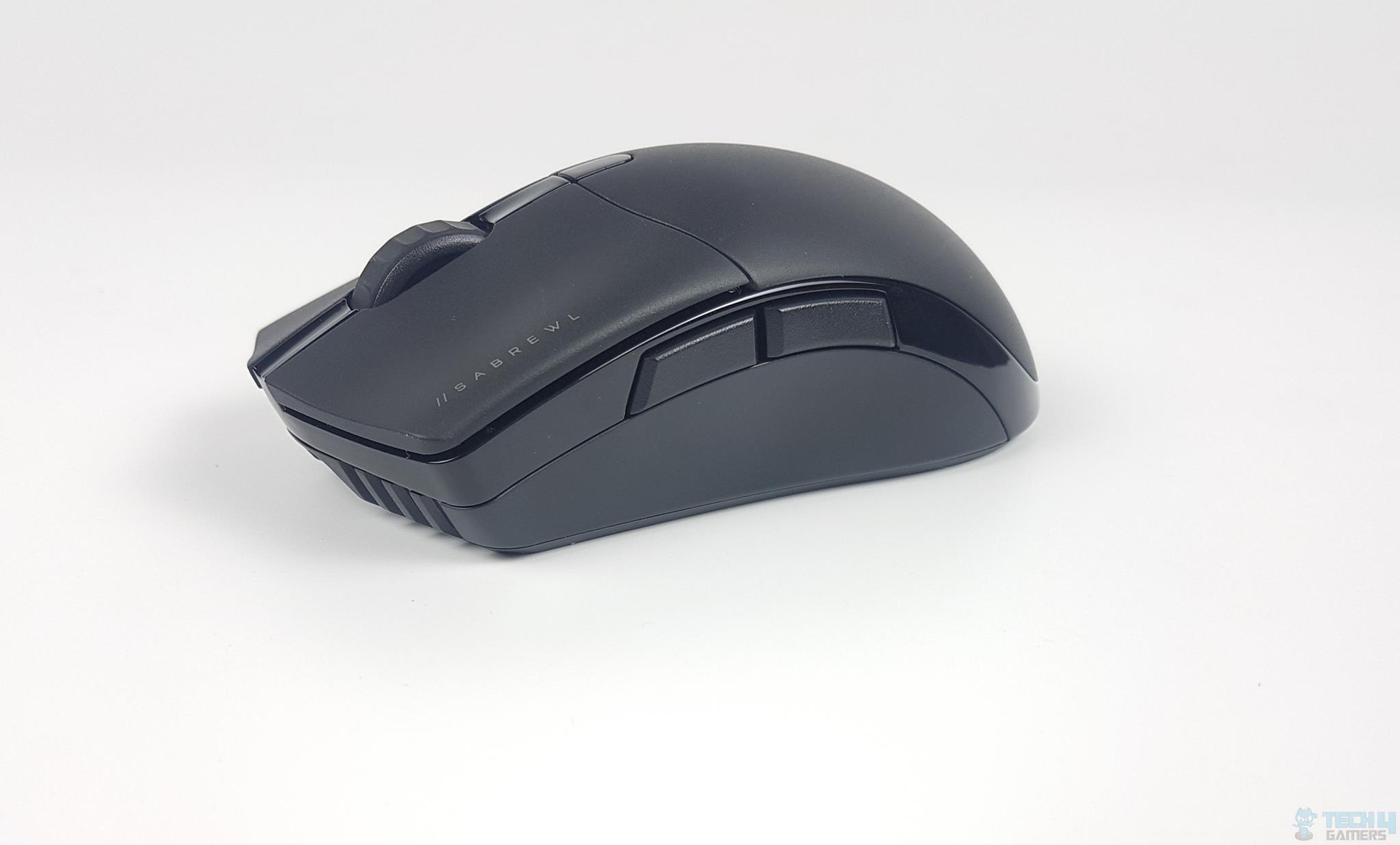 CORSAIR Sabre RGB Pro Wireless Gaming Mouse — The side of the mouse