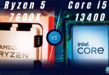 Ryzen 5 7600X Vs Core i5-13400