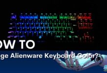 How to change Alienware keyboard color?