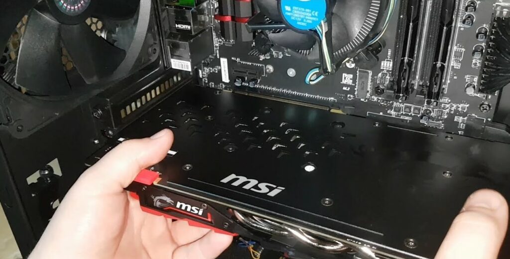 Install GPU Into Motherboard Slot